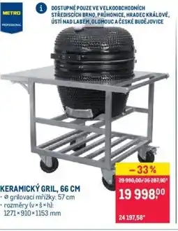Makro KERAMICKÝ GRIL, 66 CM nabídka