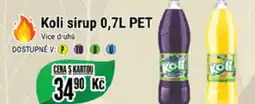 Tamda Foods Koli sirup 0,7L PET nabídka