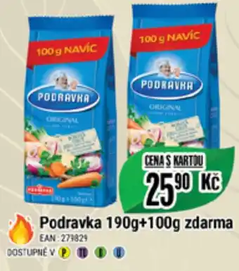 Tamda Foods Podravka 190g+100g zdarma nabídka