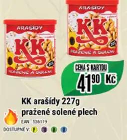 Tamda Foods KK arašídy 227g pražené solené plech nabídka