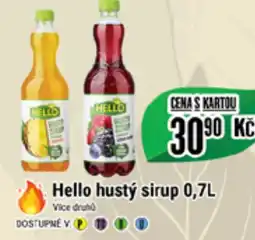 Tamda Foods Hello hustý sirup 0,7L nabídka