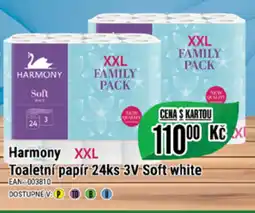 Tamda Foods Harmony Toaletní papír 24ks 3V Soft white nabídka