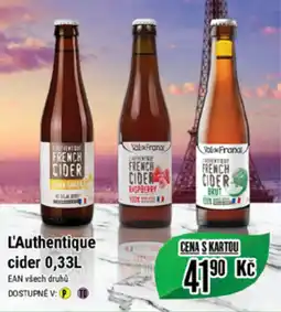 Tamda Foods L'Authentique cider 0,33L nabídka