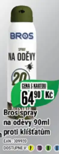 Tamda Foods Bros spray na oděvy 90ml proti klíšťatům nabídka