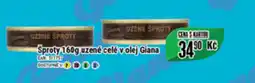 Tamda Foods Sproty 160g uzené celé v olej Giana nabídka