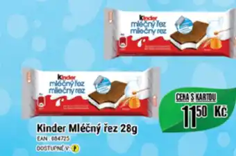 Tamda Foods Kinder Mléčný řez 28g nabídka