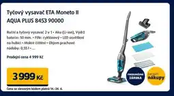 Datart Tyčový vysavač ETA Moneto II AQUA PLUS 8453 90000 nabídka