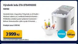 Datart Výrobník ledu ETA 878490000 nerez nabídka