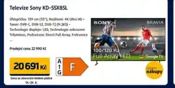 Datart Televize Sony KD-55X85L nabídka
