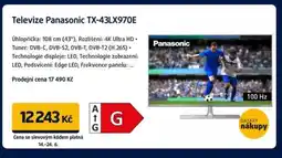 Datart Televize Panasonic TX-43LX970E nabídka