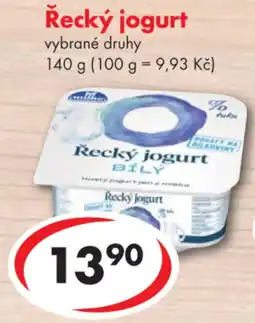 CBA Řecký jogurt nabídka