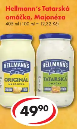 CBA Hellmann's Tatarská omáčka, Majonéza nabídka