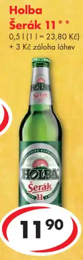 CBA Holba Šerák 11 nabídka