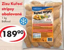 CBA Zizu Kuřecí stripsy obalované nabídka