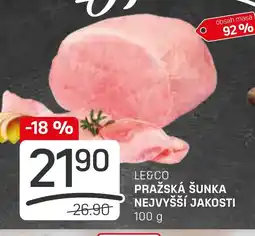 Flop LE&CO PRAŽSKÁ ŠUNKA NEJVYŠŠÍ JAKOSTI nabídka