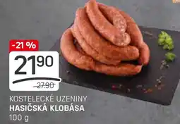 Flop KOSTELECKÉ UZENINY HASIČSKÁ KLOBÁSA nabídka