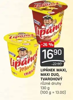 Flop LIPÁNEK MAXI, MAXI DUO, TVAROHOVÝ nabídka