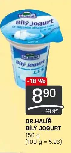Flop DR.HALÍŘ BÍLÝ JOGURT nabídka