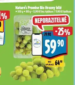 Albert Bio hrozny bílé nabídka