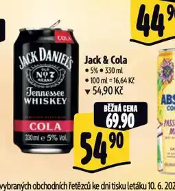 Albert Jack & cola nabídka