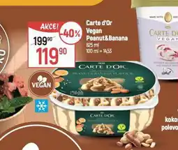 Globus Zmrzlina carte d´or vegan nabídka