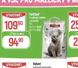 Globus Petchef hrudkující stelivo pro kočky nabídka