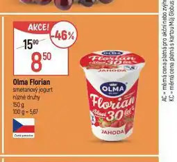 Globus Olma florian smetanový jogurt nabídka