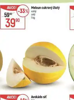 Globus Meloun cukrový žlutý nabídka