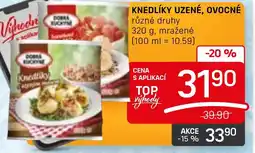Flop KNEDLÍKY UZENÉ, OVOCNÉ nabídka