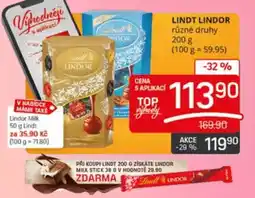 Flop LINDT LINDOR nabídka