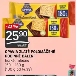 Flop OPAVIA ZLATÉ POLOMÁČENÉ RODINNÉ BALENÍ nabídka