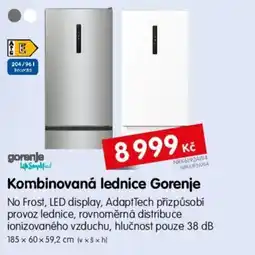 Okay Kombinovaná lednice Gorenje nabídka