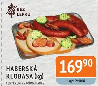 Coop hb HABERSKÁ KLOBÁSA (kg) nabídka