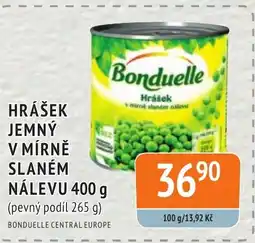 Coop hb HRÁŠEK JEMNÝ V MÍRNĚ SLANÉM NÁLEVU 400 g nabídka