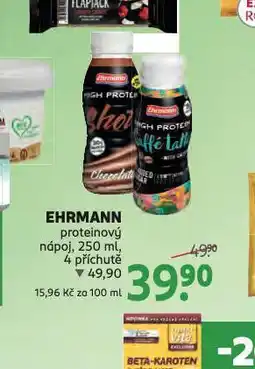Rossmann Ehrmann proteinový nápoj nabídka