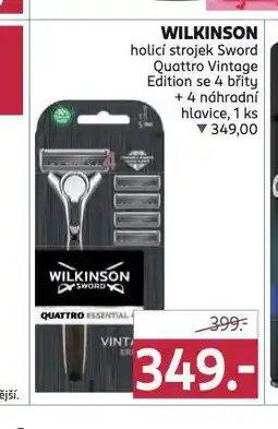 Rossmann Wilkinson holicí strojek nabídka