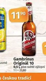 Coop Pivo gambrinus nabídka