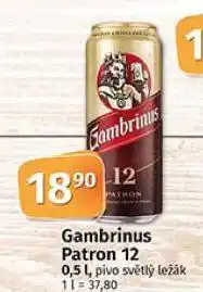Coop Pivo gambrinus nabídka