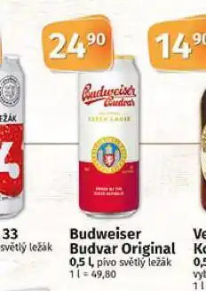 Coop Pivo budweiser budvar nabídka