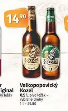 Coop Pivo velkopopovický kozel nabídka