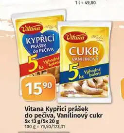 Coop Vitana vanilinový cukr nabídka