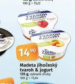 Coop Madeta jihočeský tvaroh & jogurt nabídka