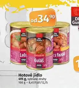 Coop Hotové jídlo nabídka
