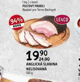 Terno Anglická slanina nabídka