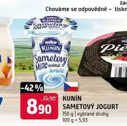 Terno Kunín sametový jogurt nabídka