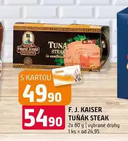 Terno Franz josef tuňák steak nabídka