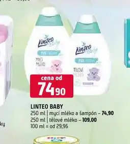 Terno Linteo baby dětské mycí mléko a šampon nabídka