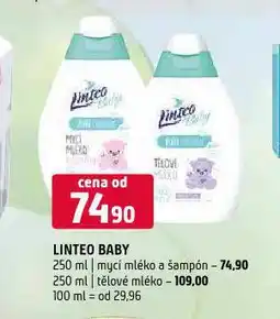 Terno Linteo baby tělové mléko nabídka