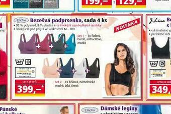 Norma Bezešvá podprsenka nabídka