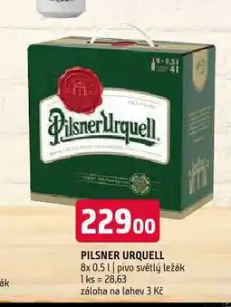 Terno Pivo pilsner urquell nabídka